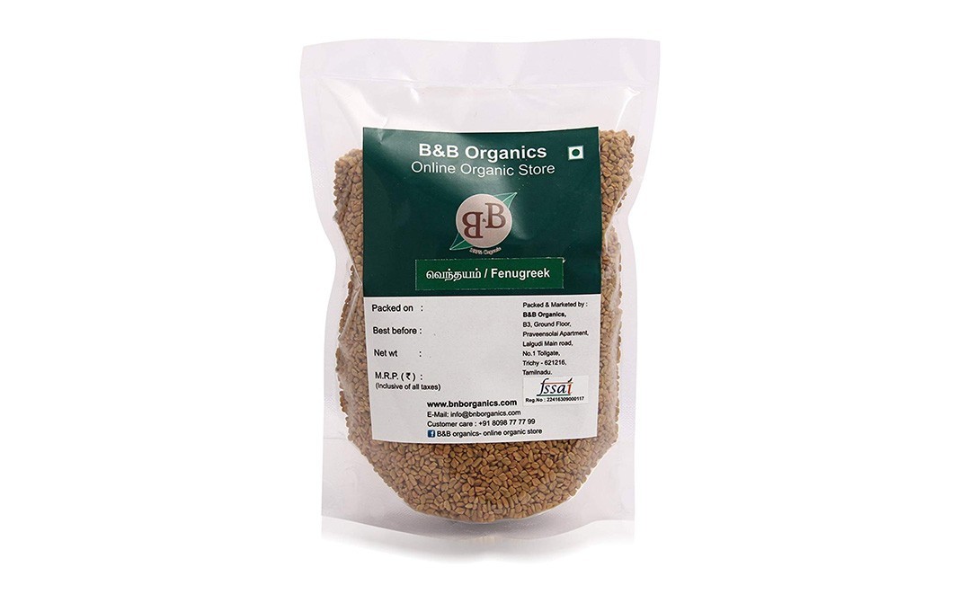 B&B Organics Fenugreek    Pack  5 kilogram